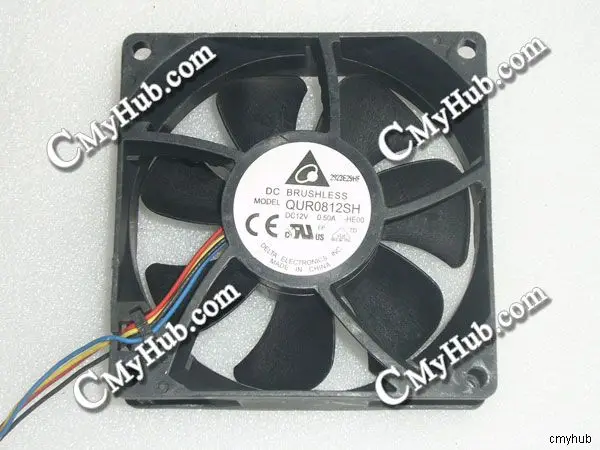 For Dell Server Delta QUR0812SH AZ41 092584 DC12V 0.50A 5Pin Cooling Fan QUR0812SH -HE00 HE00 092584