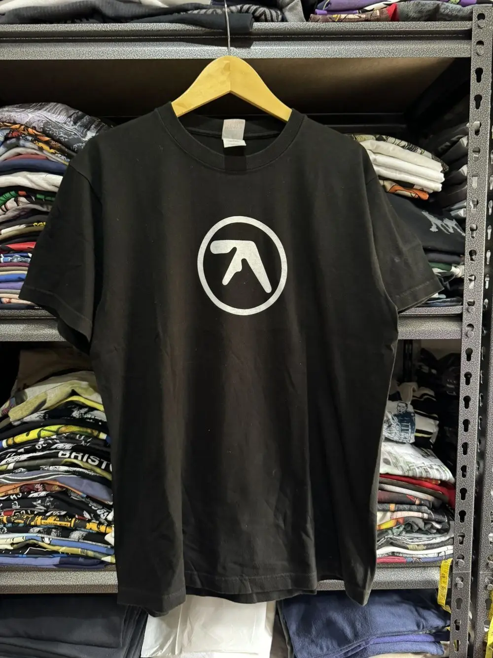 

Aphex Twin Band Logo Retro Style Black Unisex Tshirt Men Women S-5XL KH12532