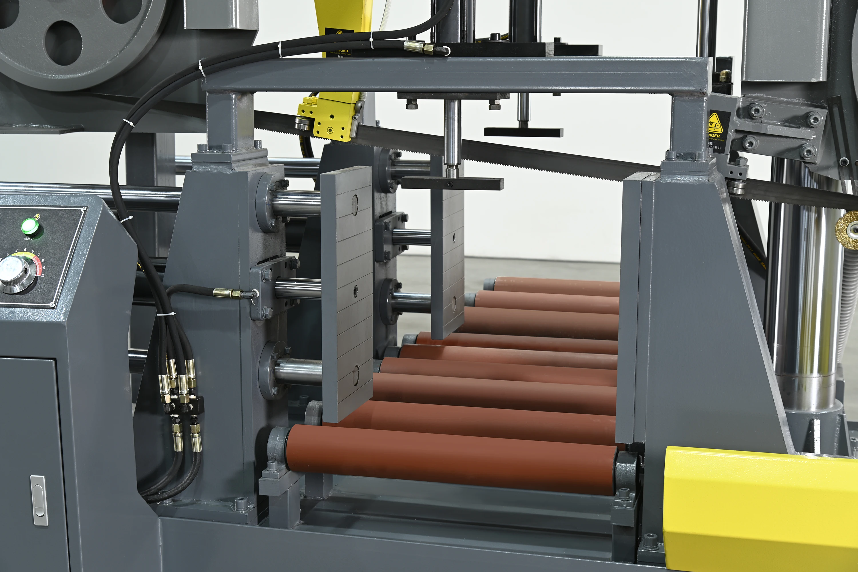 G1-50/60S 50cm Gantry Band Saw Double Jaw Band Saw for Aluminum Alloy Cutting Horizontal Metal Cutting Machine