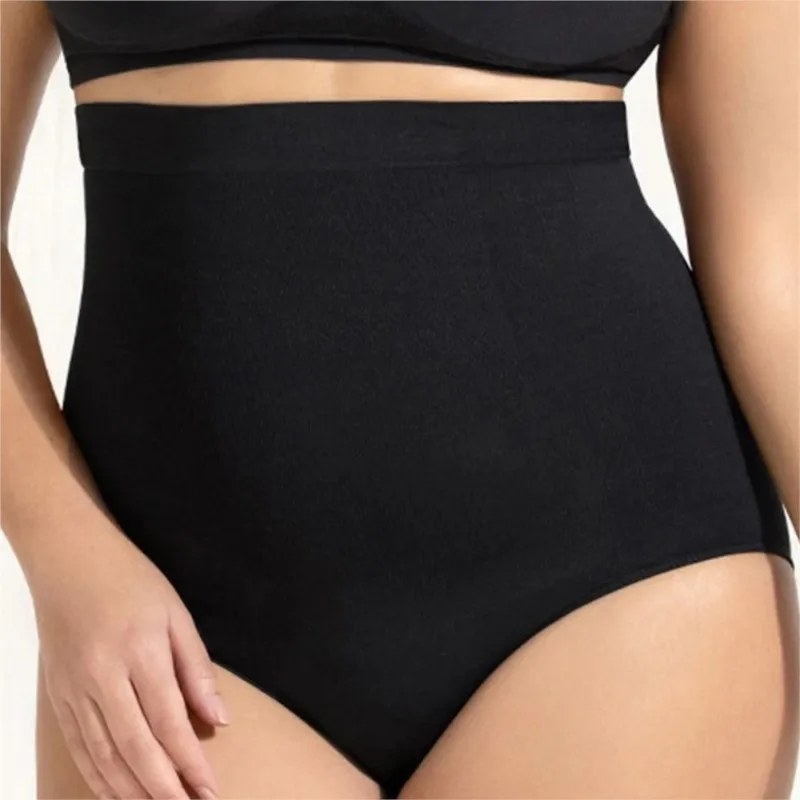 Mutandine modellanti da donna senza cuciture Pantaloni femminili a vita alta Slip in silicone antiscivolo per sollevare i fianchi Taglie forti S-4XL Intimo da donna