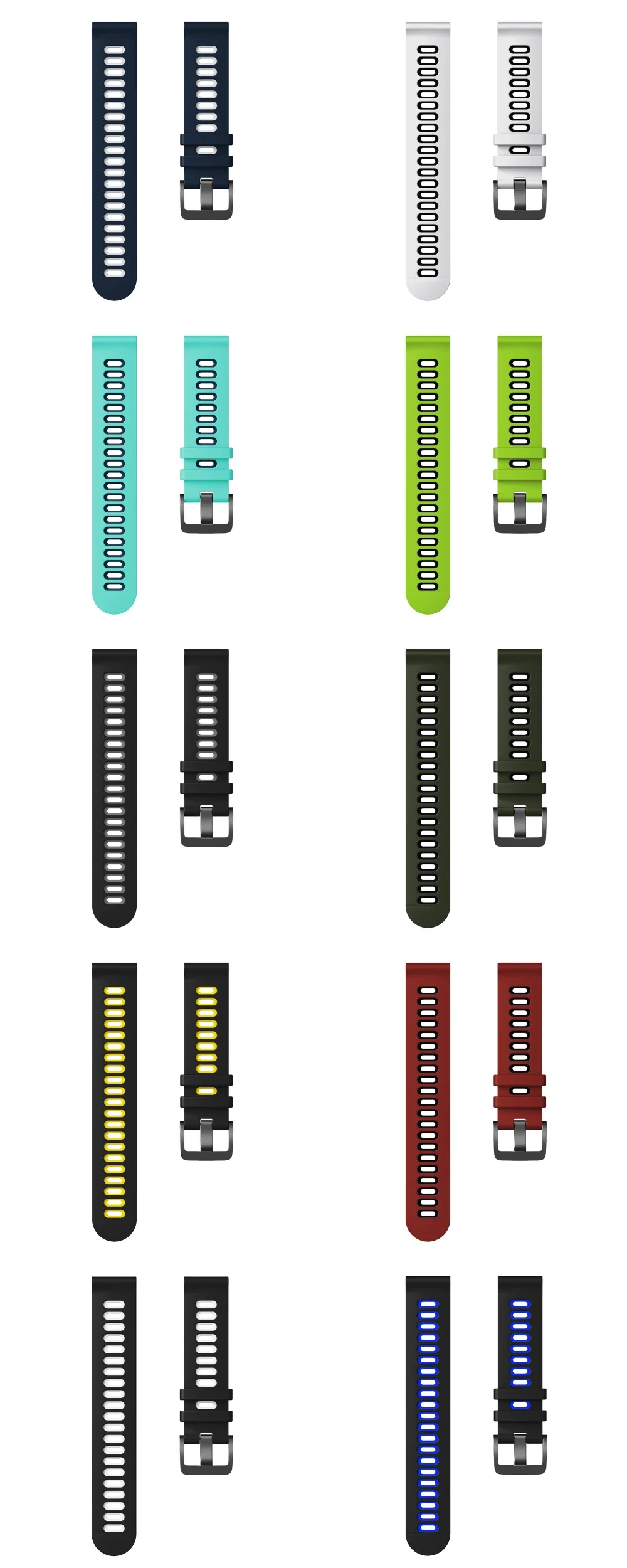 Silikon-Sportarmband für Garmin Forerunner 255 265 245 165 Band für Garmin Venu 3 2 sq Armband Ersatz 20 mm 22 mm Zubehör – Detail 37