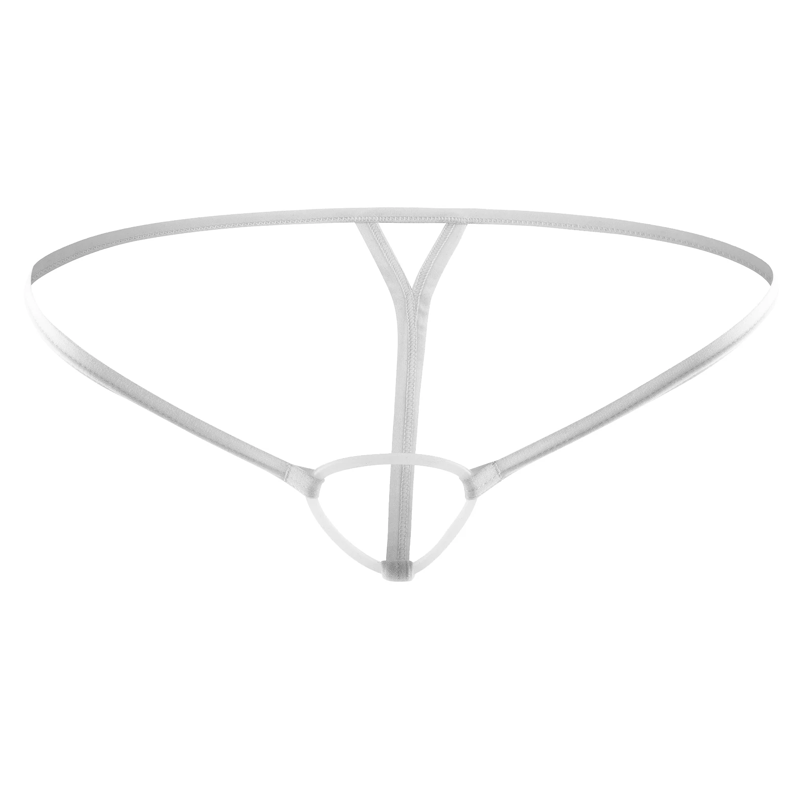 CLEVER-MENMODE Pene Silicone Cockring Perizoma Uomo Sexy G String Biancheria Intima Lingerie Erotica Mutandine T-back Mutande homme Bikini