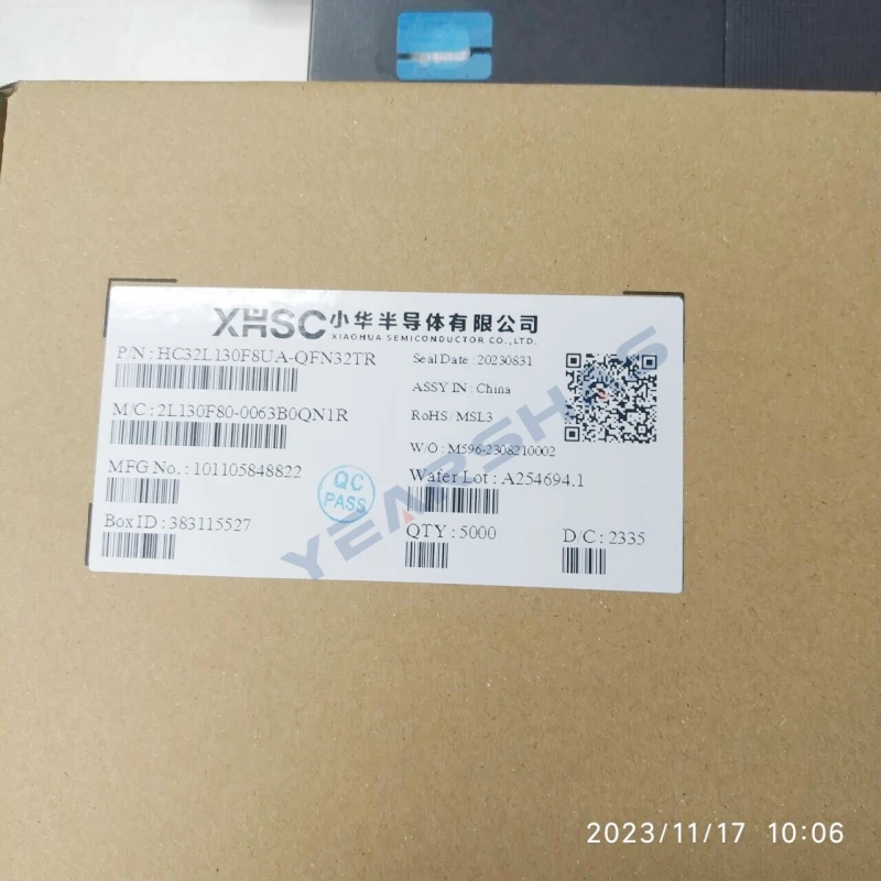 ICチップHC32L130F8UA-QFN32TR,hc32l130f8ua,qnf32,xiaohua,半導体,32ビットmcu,新品,1個,100%