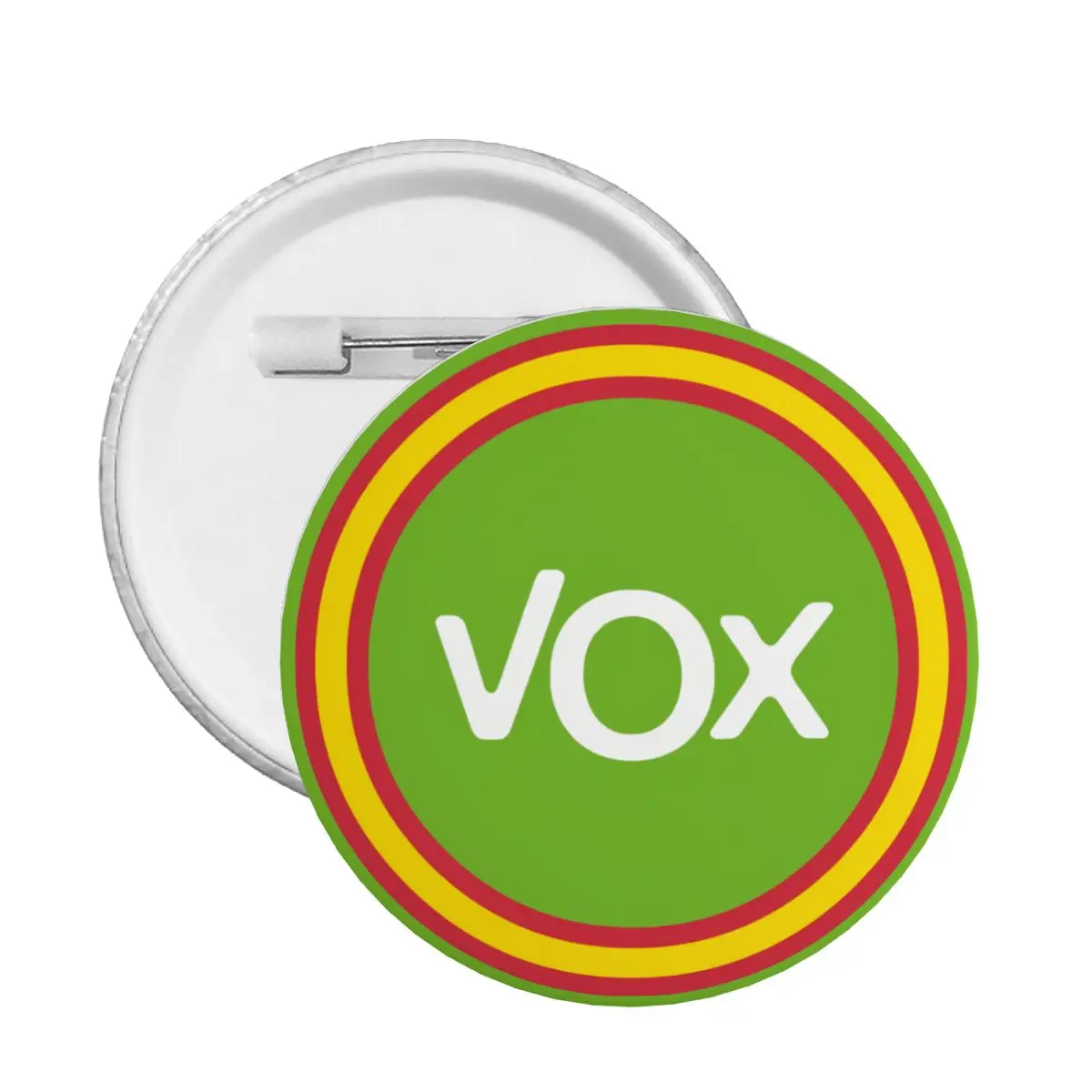 Spanish Political Party Pin Badge Spain Vox Logo Backpack Pinback Buttons Brooches Friends Gift