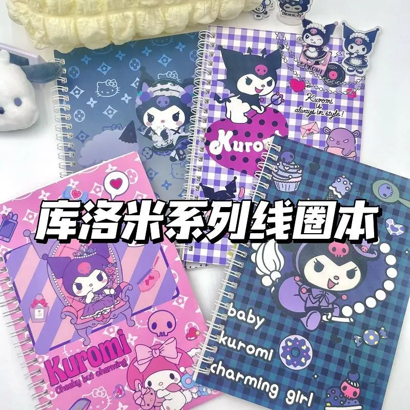 Cartoon Anime Sanrios Stationery Hello Kittys Kawaii Cute Student A5 Notebook Children Handbook Notepad Children\'s Gift