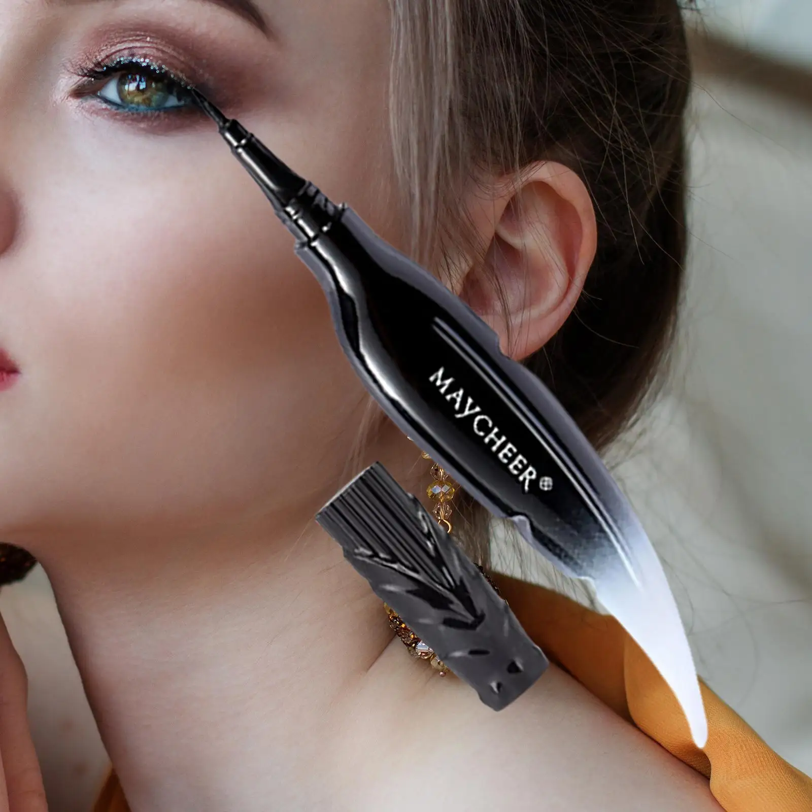 Eyeliner liquide imperméable à pointes fines pour le maquillage des yeux, voyage à domicile, débutants