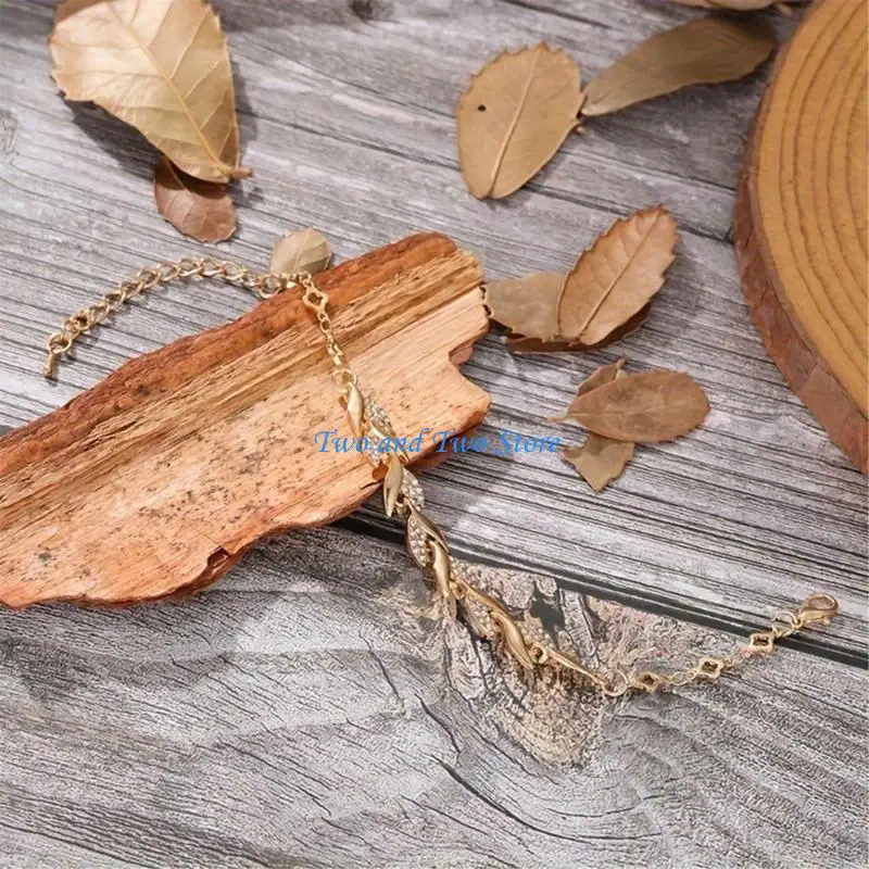 

HX6F Fashionable Design Gold Silver Adjustable Bracelet for Women Great Gift