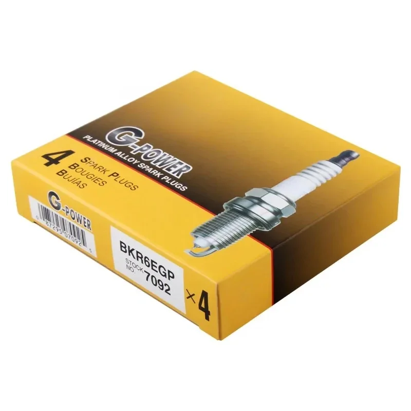 

4Pcs 7092 BKR6EGP Platinum Spark Plug for SUZUKI SWIFT SX4 CHERY A1 A3 A5 COWIN TIGGO GEELY VISION BYD F3 CHANGAN VW POLO