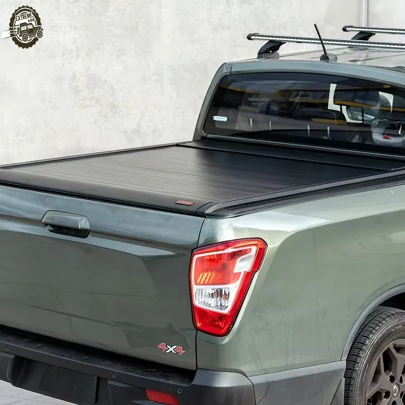 

EXTREME Pickup Truck Aluminum Alloy Electric Retractable Roller Lid Tonneau Cover for Ssangyong MussoMusso Grand