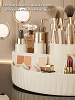 Rotating Cosmetic Storage Box, Multi - compartment Organizer for Lipsticks, Eyebrow Pencils & Brushes, Bathroom Skincare Storage - Image 6