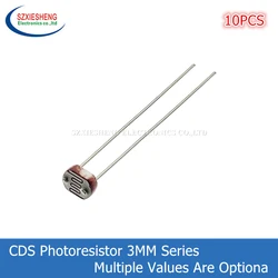 10PCS 3516 3528 3537-1 3537-2  3547-1 3547-2 Light Dependent Resistor LDR 3MM CDS Photoresistor Photoconductive Resistance