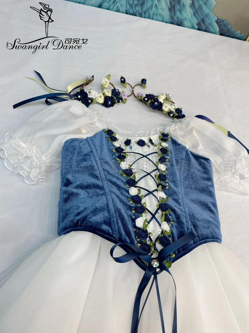 Giselle Ballet Long Dress YAGP Professional Romantic Coppelia Costume  Competition Ballet Dress BT4297