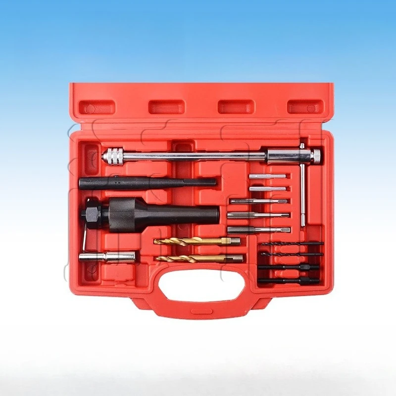

Thread renovate tools, oxygen sensor thread repair tools, diesel fuel glow plug repair tools Car Repair Combination Suit