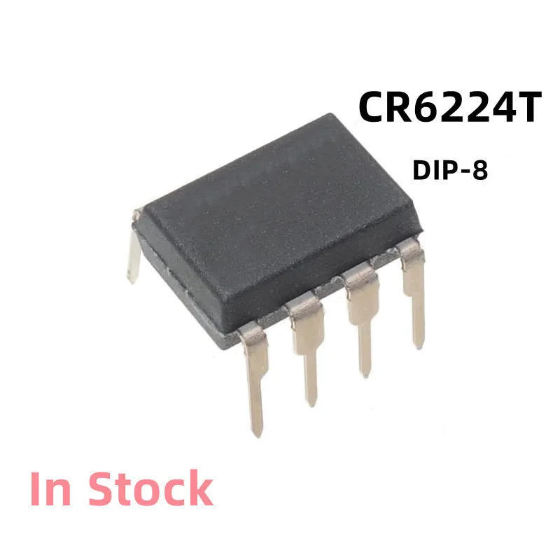 10PCS/LOT CR6224T CR6224 DIP-8 Power management chip Original New In Stock