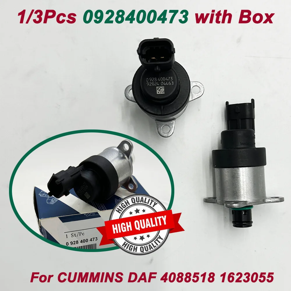 1/3Pcs 0928400473 0928400617 Fuel Pressure Regulator Control Valve 4903523 0928400627 0928400484 For CUMMINS DAF 4088518 1623055