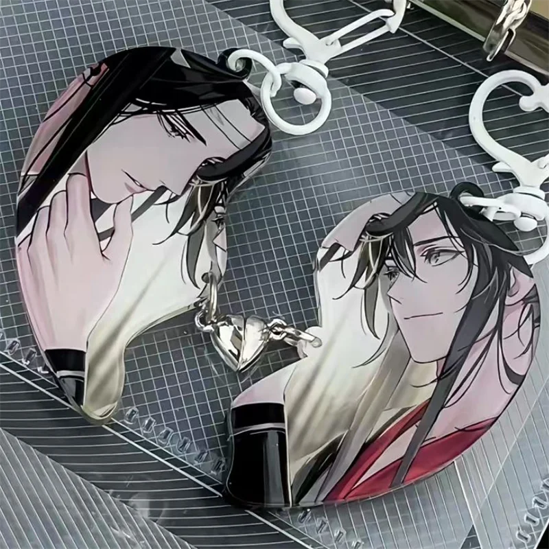 غراند ماستر من زراعة الشيطاني مو داو زو شي وي Wuxian Lanwangji تأثيري المفاتيح حلية كيرينغ مفتاح سلسلة 2 قطعة/المجموعة الدعامة #3