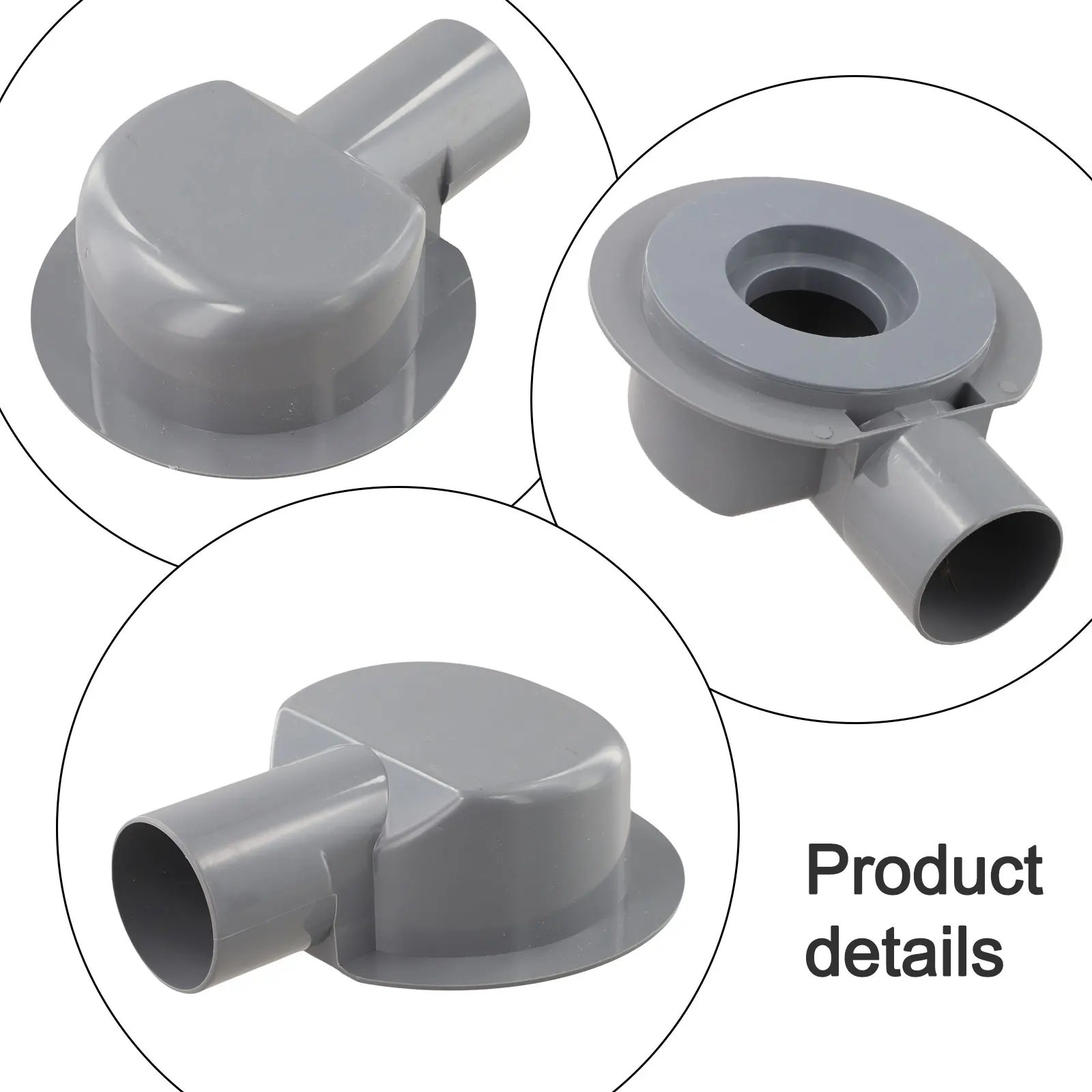 Plumbing Installation PVC Drain Connector Elbow Flange Plumbing Solution Leak Prevention User-friendly Installation