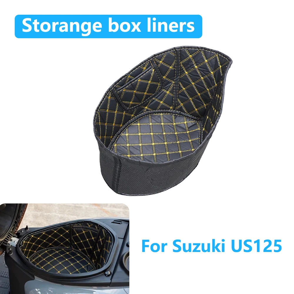 

Для Suzuki US125 US125 UY125 UU125 мотоцикла задний багажник внутренняя подушка сиденье ведро для хранения багажного ящика подкладка