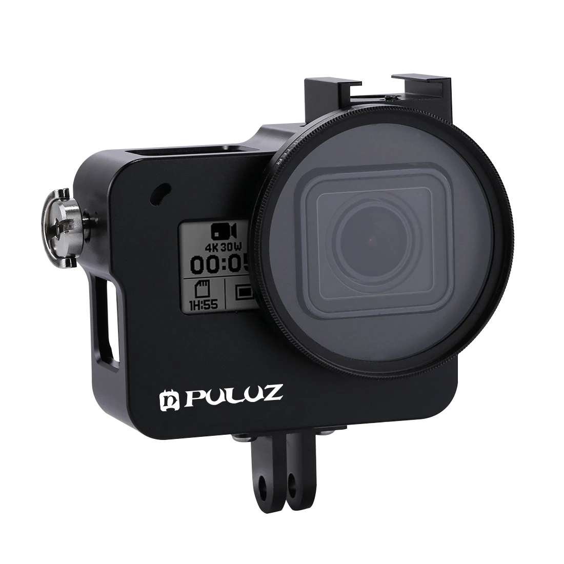 PULUZ Housing Shell For GoPro HERO 5 6 7 Black Aluminum Alloy Hard Protective Cage Frame Case For GoPro Hero 2018 Camera Cage