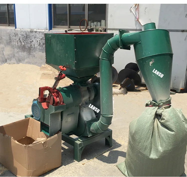 300-400kg/h New small automatic combined rice mill machinery price rice milling machine flour mill rice mill grinding equipment