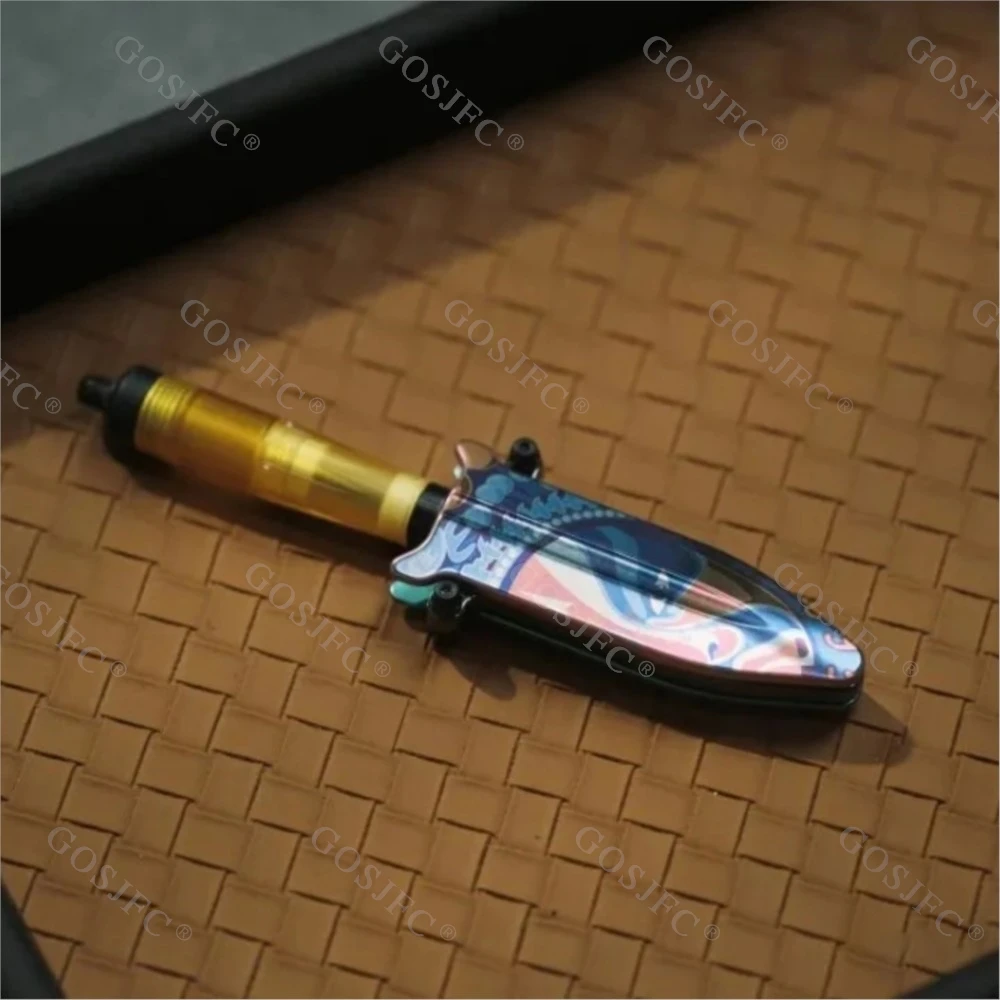 My Joys EDC YINIAN ZHI JIAN Titanium Random Color Fidget Spinner Push Slider Fidget Toys For Adults Stress Relief Toy