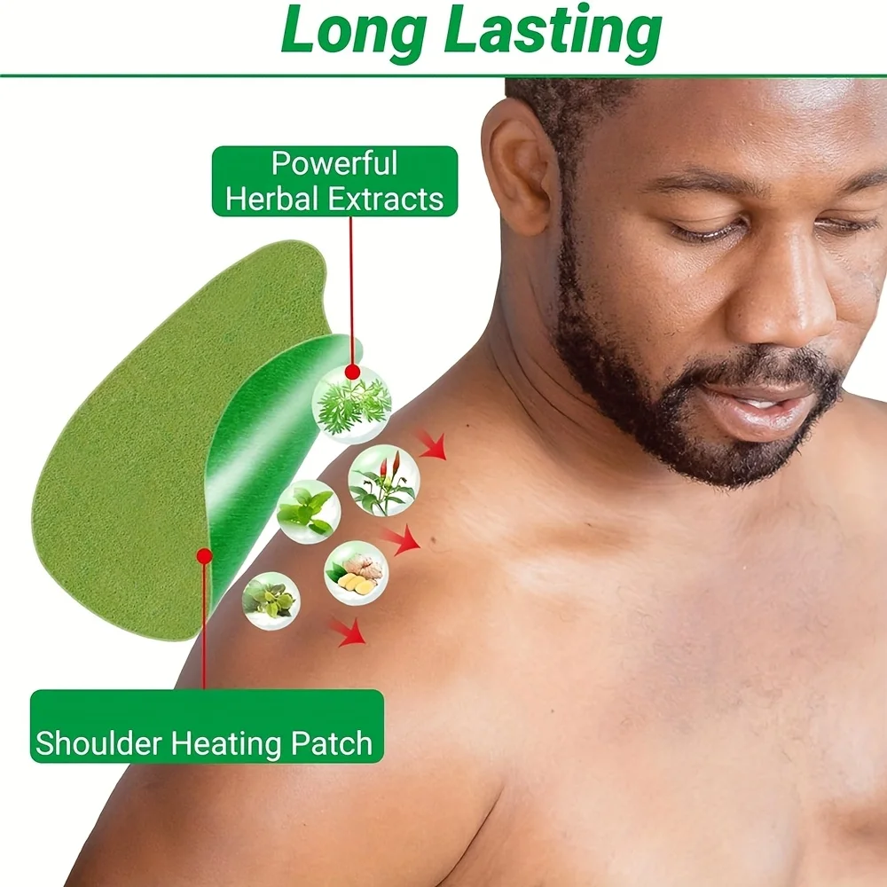 7/70/140pcs Shoulder Heat Patches, Long-lasting Warm Shoulder Patch Outdoor Sports Safety Pads
