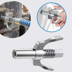 Grease Gun Coupler 10000 PSI NPTI/8 Oil Pump Quick Release Grease Tip Tool Car Syringe Lubricant Tip Grease Nozzle for Repair