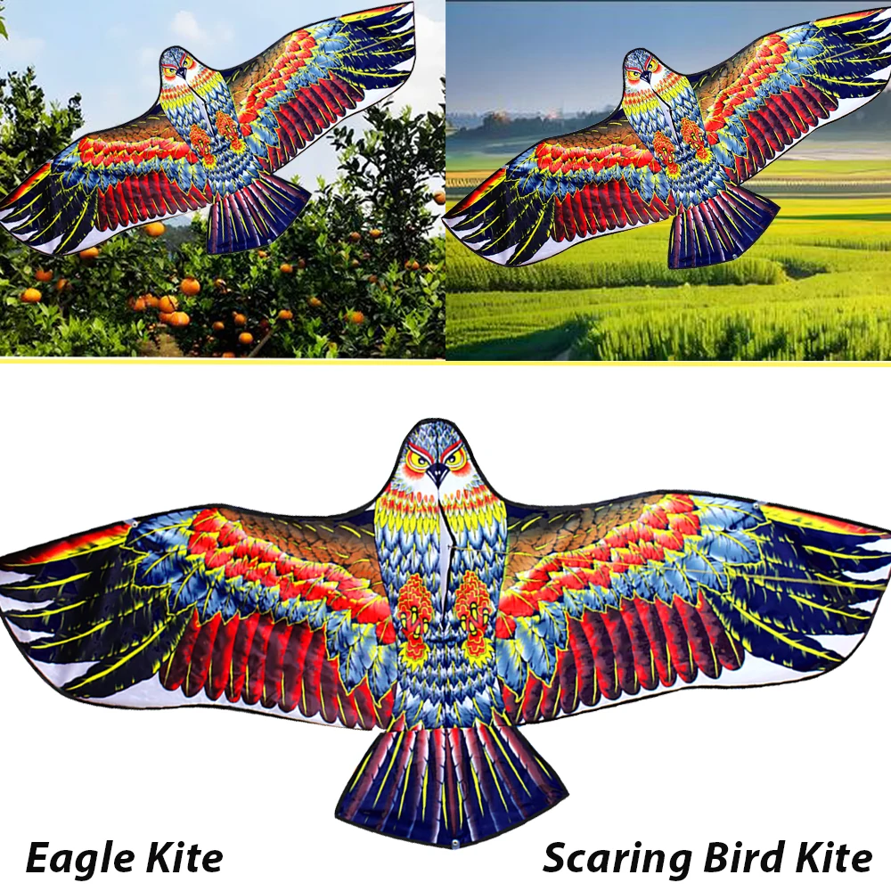 NEW Arrive Outdoor Fun Sports 1.6m Eagle Kite With Handle And Line Good Flying