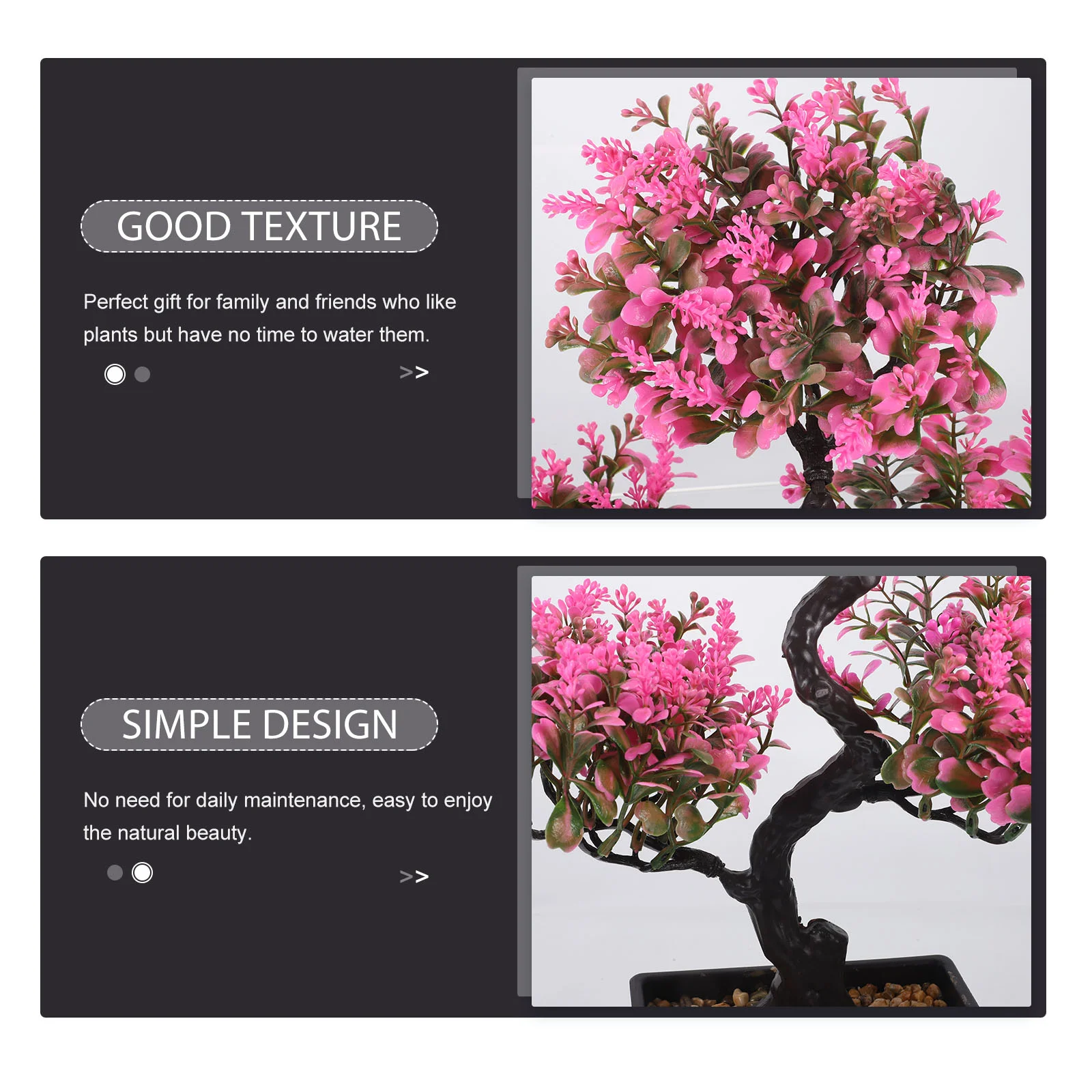 Faux Bloemen Kunstplant Bonsai Decor Nep Ornamenten Versieren Versieringen Imitatie Rode Desktop Ingemaakte Groen Kantoor