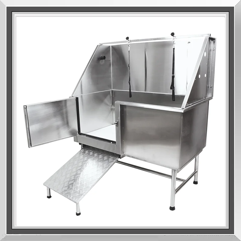 Factory Adjustable Luxury Large Cat Dog Bathtub 304 Stainless Steel Pet Grooming Bath Sink Eco-Friendly Dog Washing Machine