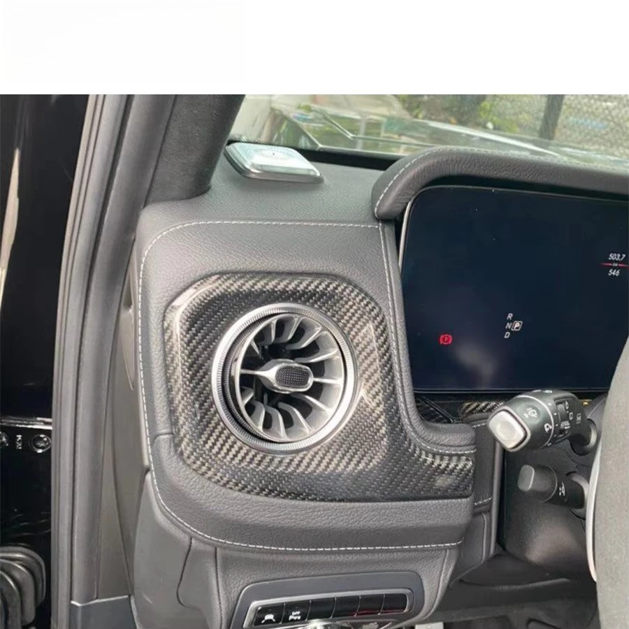 

Комплект декоративных элементов интерьера из карбона для G-класса W463a W464, 10 предметов, карбоновая отделка салона