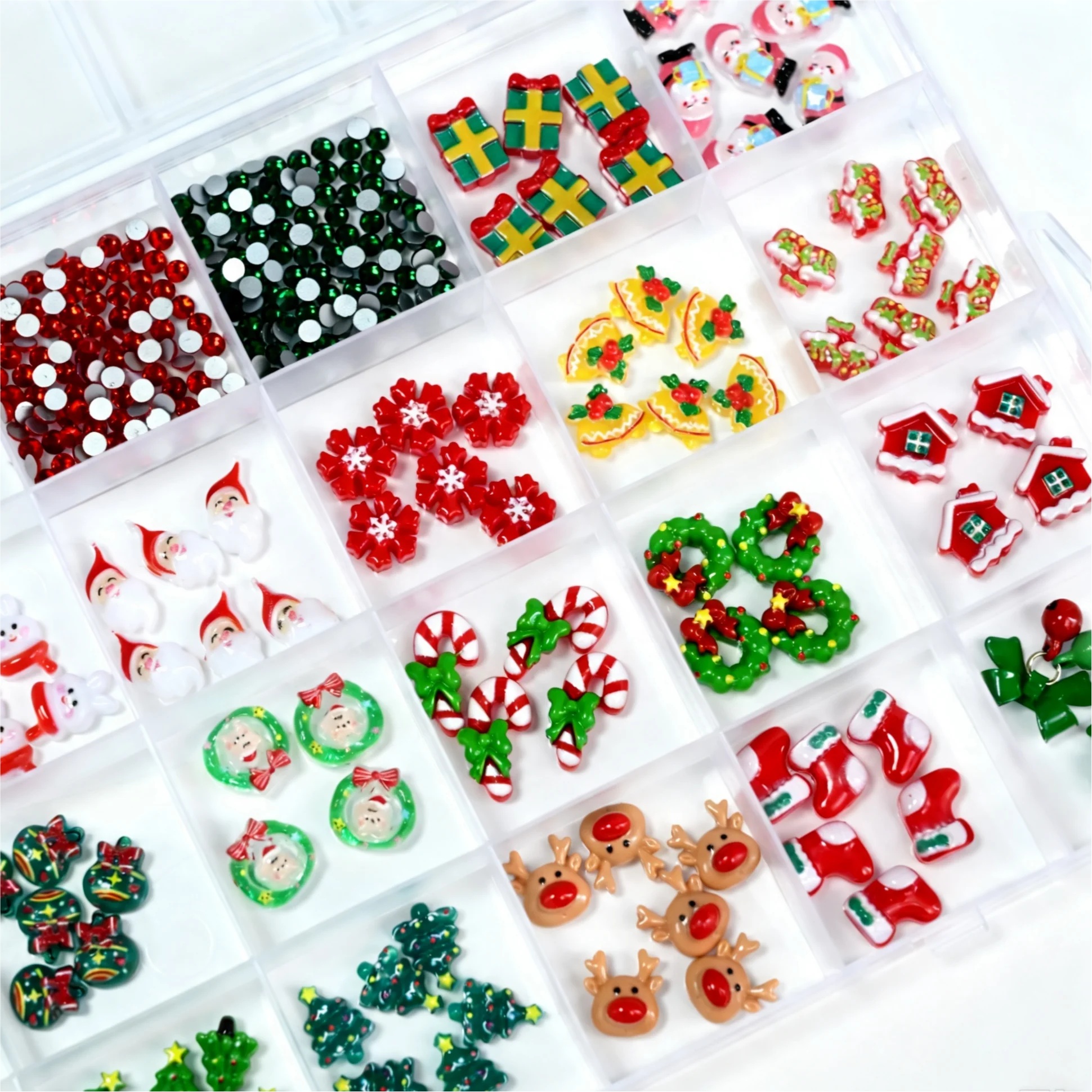 1 коробка рождественских украш – обзор и цена Xmas Resin Art