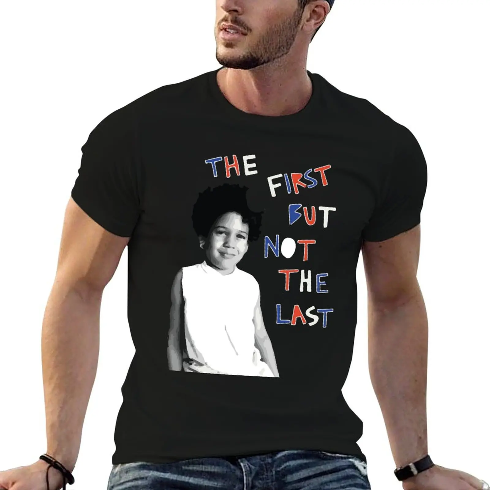 La primera pero no la última camiseta, Meena Harris Kamala Joe Biden Vote, Kamala Harris 2020, camisetas para hombre, camiseta de algodón