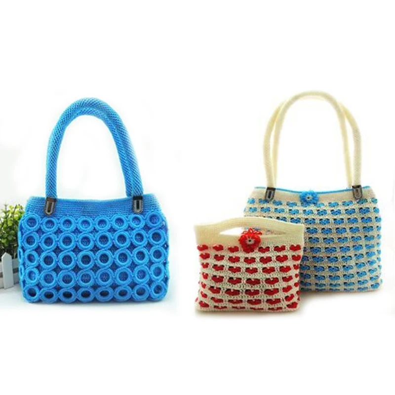 Plastic Mesh Cloth Bag Rug Thread Hook Craft Supplies DIY Handcraft Latch Hook Accessory Hook Crafts Durable Grid 33*50CM image 2