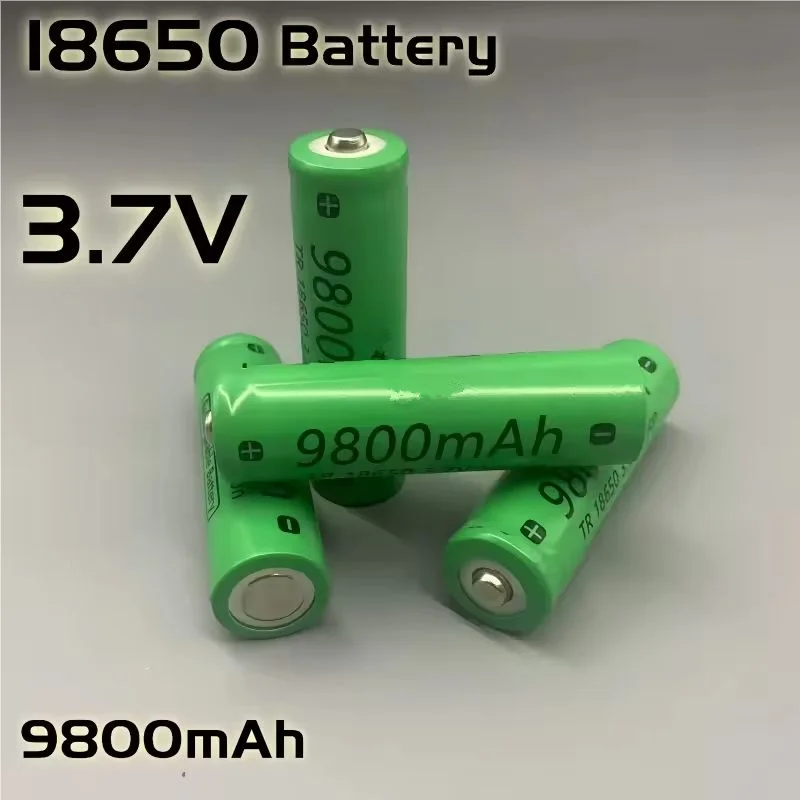 18650 High-Capacity Rechargeable Battery 3.7V 9800mAh - Fit LED Lights & Electronics | Reliable Power Replacement Pack