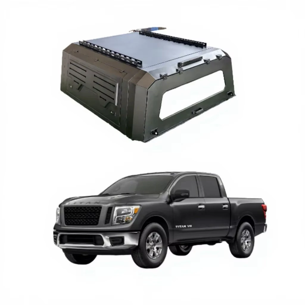 

Customized Truck Canopy for Titan Lightweight Truck Cap Steel Smartcap High-quality Tonneau Cover Hard Topper