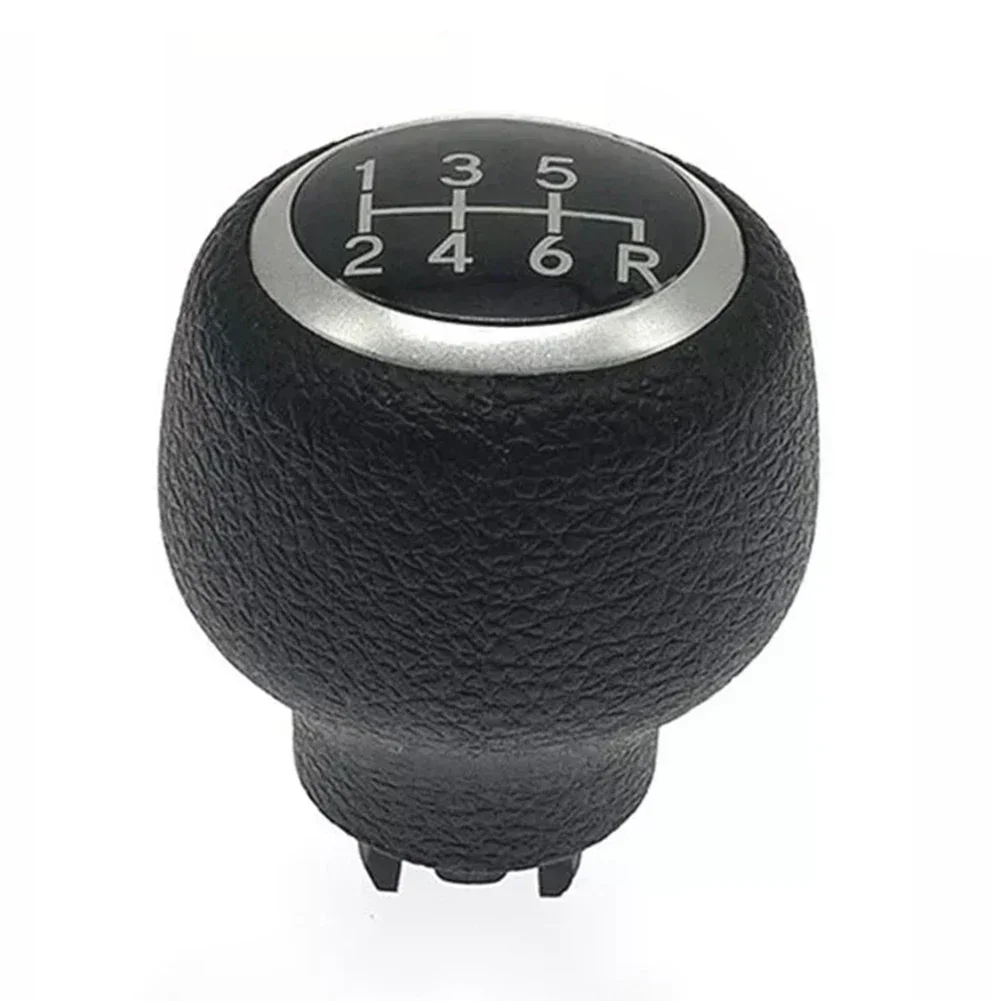 Car Gear Shift Knob 6 Speed Shifter Knob Car Interior Non-deformation Replacement Installation Wear-resistant ABS Material