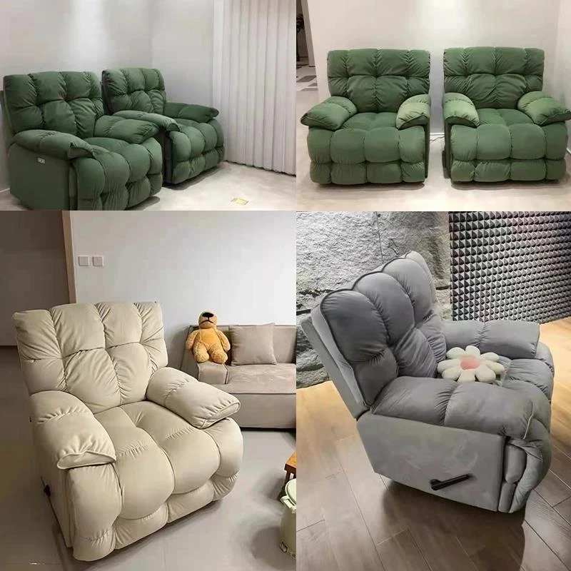 Folding Single Sofa Couch for Living Room Leisure Lying Rocking Chair Electric Function Light Luxury Simple Massage Chair