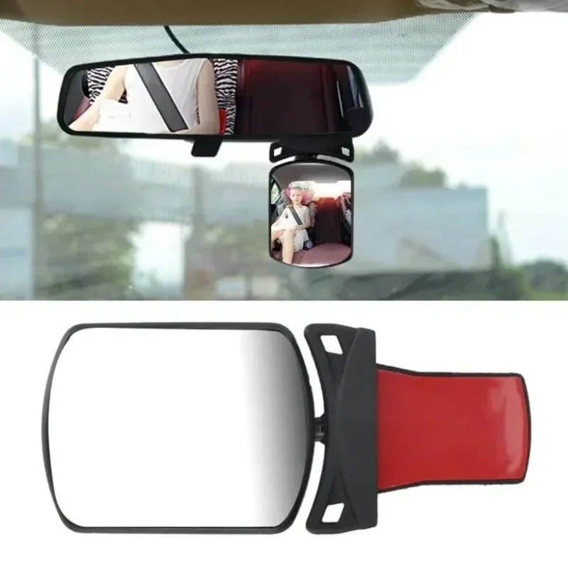 1PCS Car Rearview Mirror Children Car Back Seat Baby Mirror 360 Degree Adjustable Automotor Kids Monitor Safety Car Blind