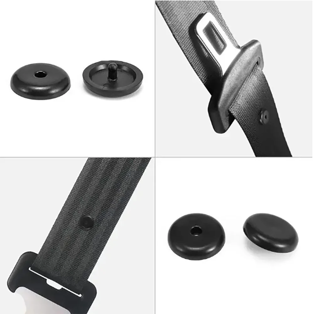 10 قطعة حزام الأمان للسيارة مشبك حزام مقعد السيارة زر التوقف مقاطع حزام الأمان الضابط السحابة التجنيب حزام الأمان زر التوقف بالجملة #3