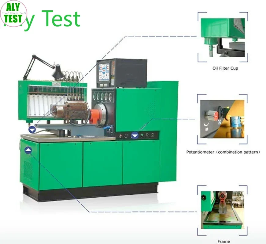 Macchina di calibrazione del banco di prova della pompa di iniezione del carburante Diesel meccanico 12psb di servizio automatico