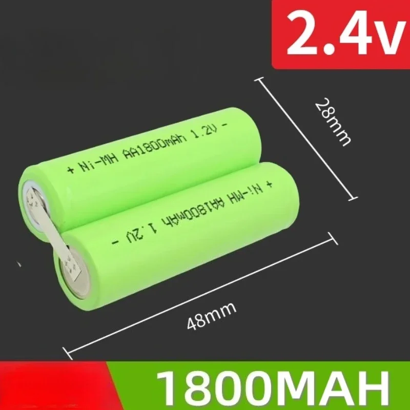 High Capacity Rechargeable Battery Pack AA 2.4V 2000mAh Compatible for Philips Norelco , Remington Shaver Models and Others