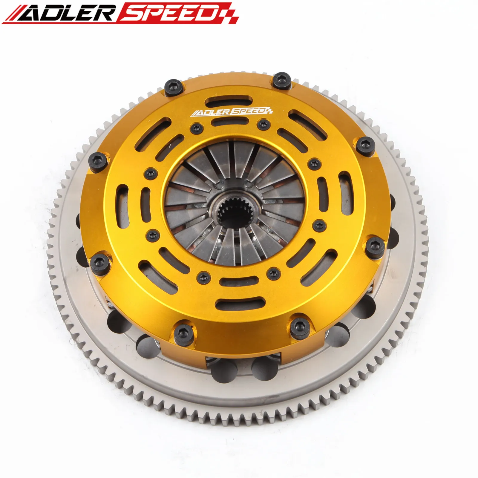 ADLERSPEED Racing Clutch Twin Disk Kit Medium For 2003 - 2008 Pontiac Vibe 1.8L 1ZZ-FE 5-speed