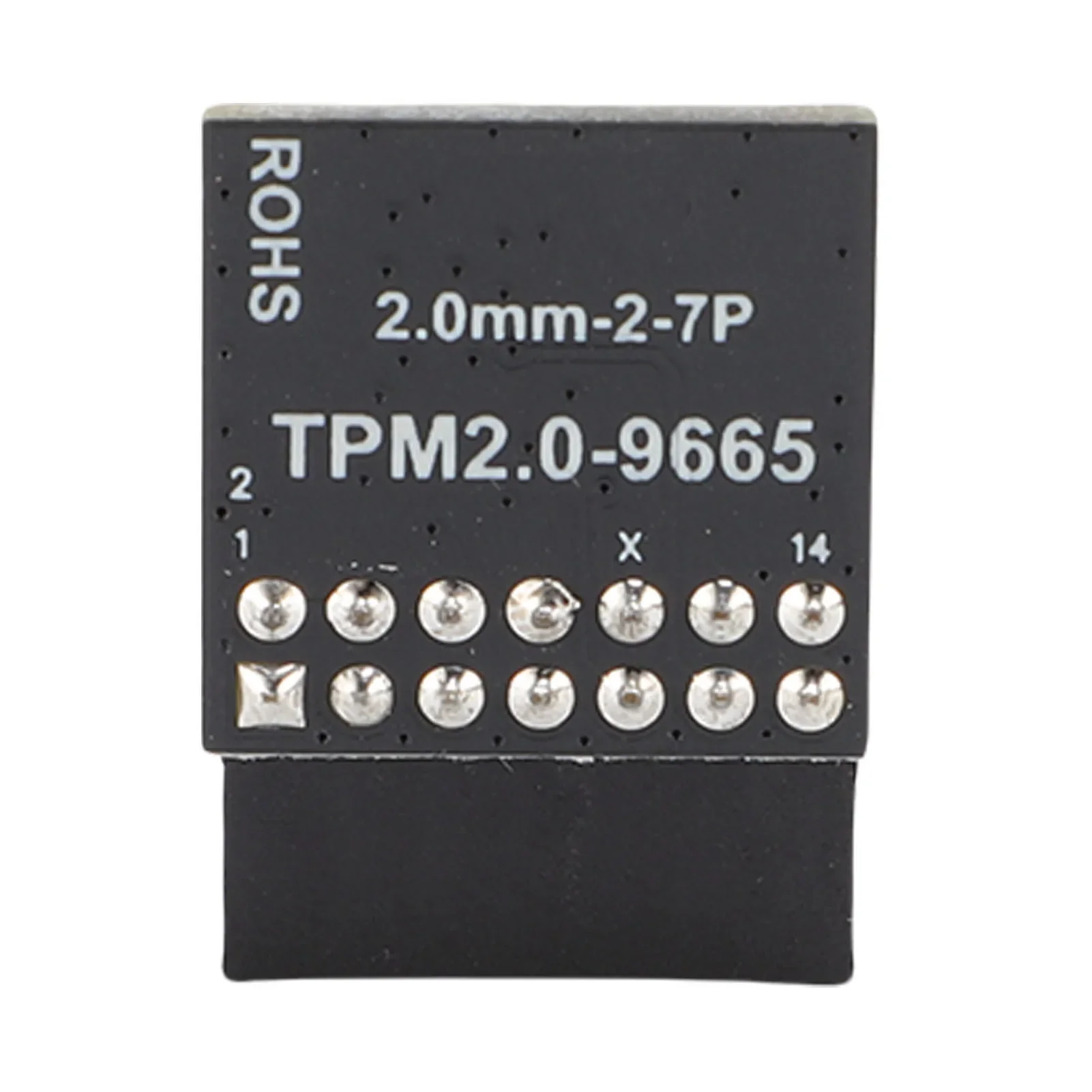 وحدة أمان التشفير TPM2.0 14-1 Pin 2X7P 2.0mm الملعب TPM بطاقة التحكم عن بعد دعم للوحة الأم Win11 2.0