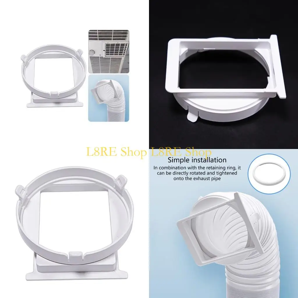 Kwadratowy klimatyzacja L8RE Zestaw przedłużenia plastikowej tekstury odpowiedni dla portów