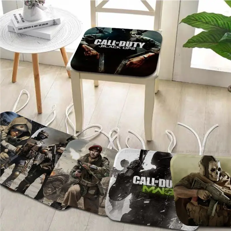 C-Call Of Dutyes Cushion Mat Creative Fabric Cushion Non-slip Living Room Sofa Decor Students Stool Tatami Office Chair Mat Pad