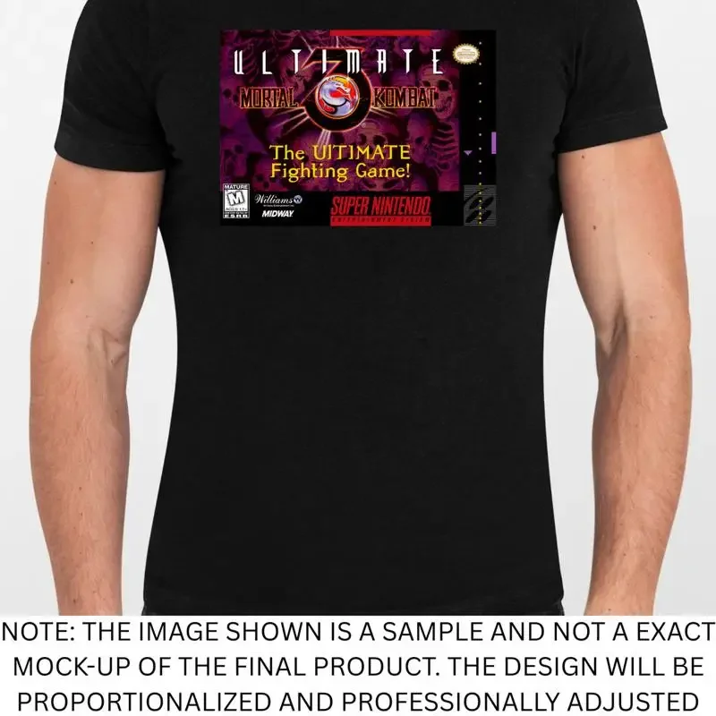 Ultimate Mortal Kombat 3 SNES Graphic T Shirt Men or Women NEW