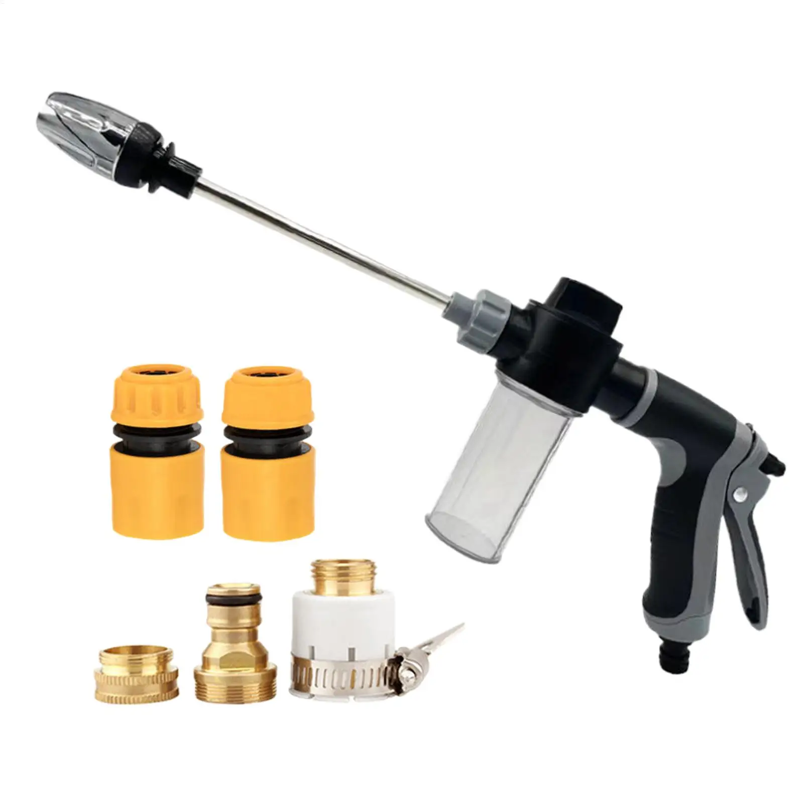Water Pressure Washer Adjustable Nozzle Non-Slip Portable Pressure Washer for Car Detailing for Vehicle Indoor Home Window Glass