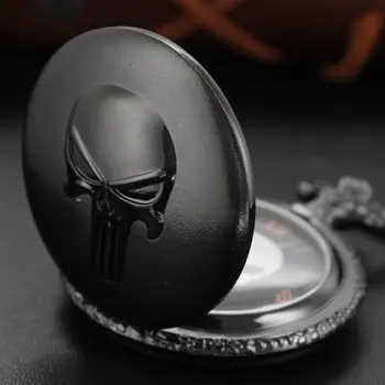 黑色蒸氣龐克石英懷錶超級反叛特種部隊英雄錶鍊吊墜項鍊禮物男士兒童禮物 10 最佳銷售 超人手錶 - №6