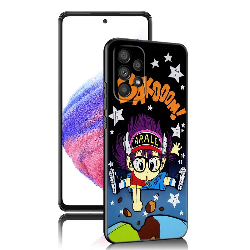 Custodia Anime Dr Slump Arale per Samsung A13 A22 A24 A32 4G A14 A23 A25 A34 A52S A53 A54 A73 5G A11 A12 A31 A33 A50 A51 A70 A71 A72